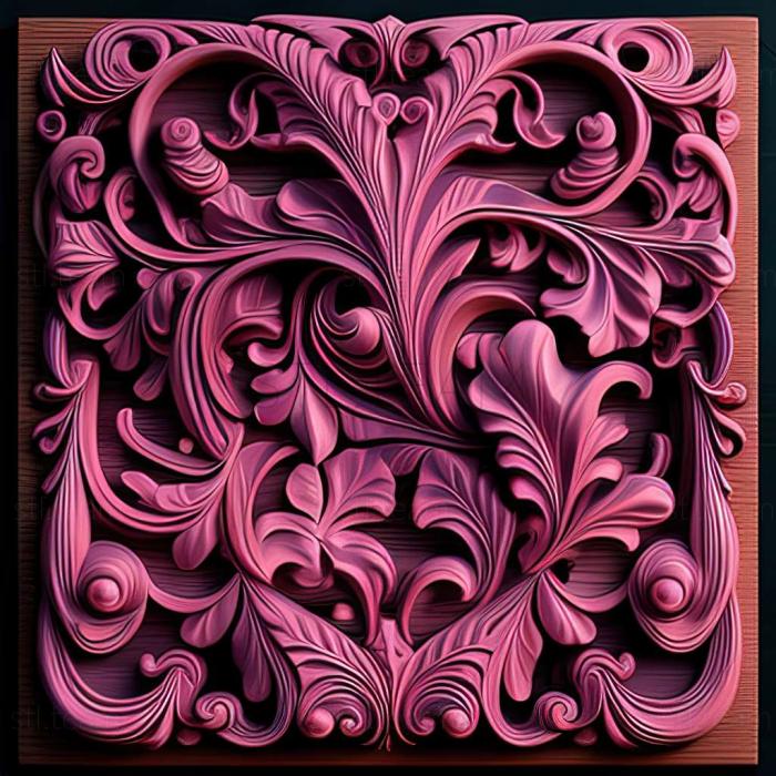 Pattern Рожевий
